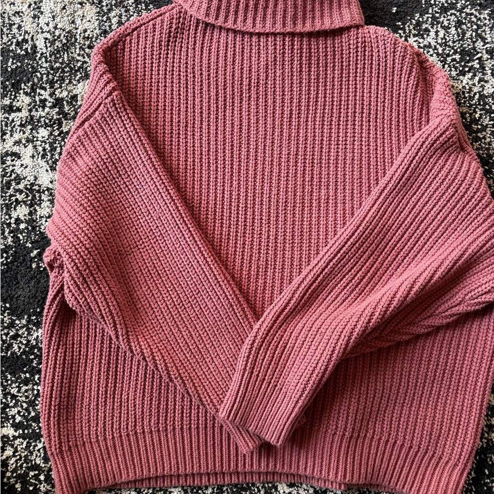 Free People Ribbed Knit Sweater